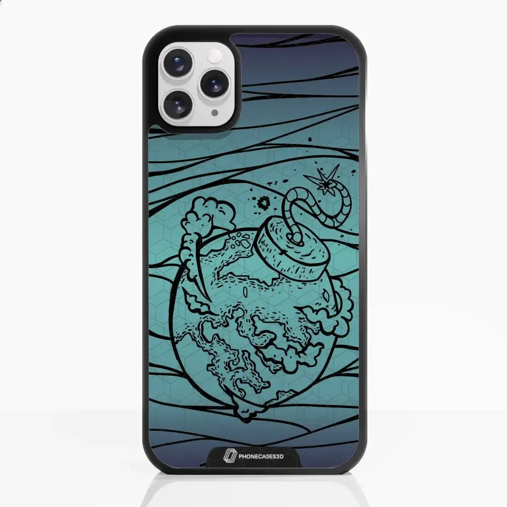 Apocalypto Official 3D Phone Case Black