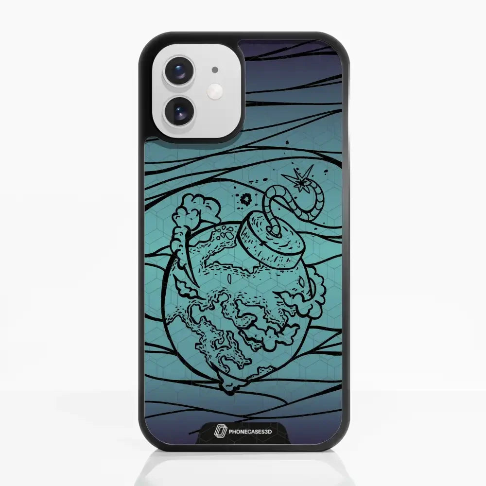 Apocalypto Official 3D Phone Case Black