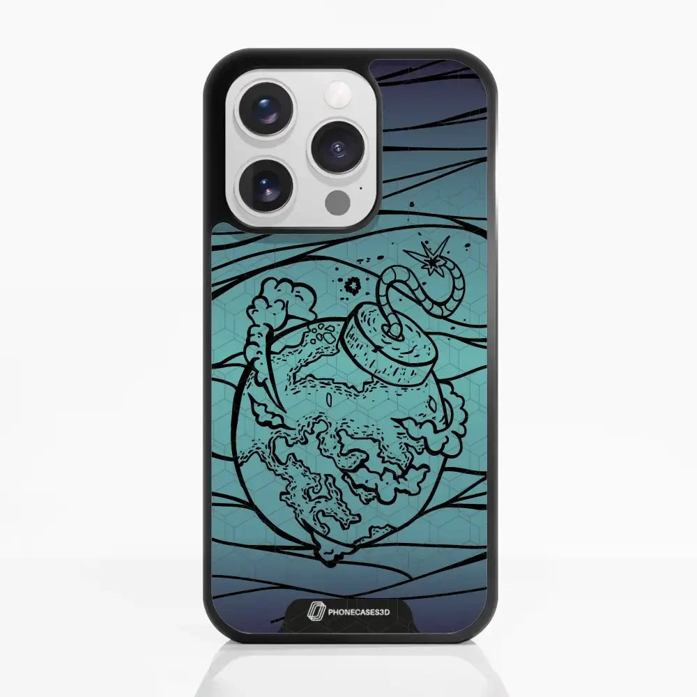Apocalypto Official 3D Phone Case Black
