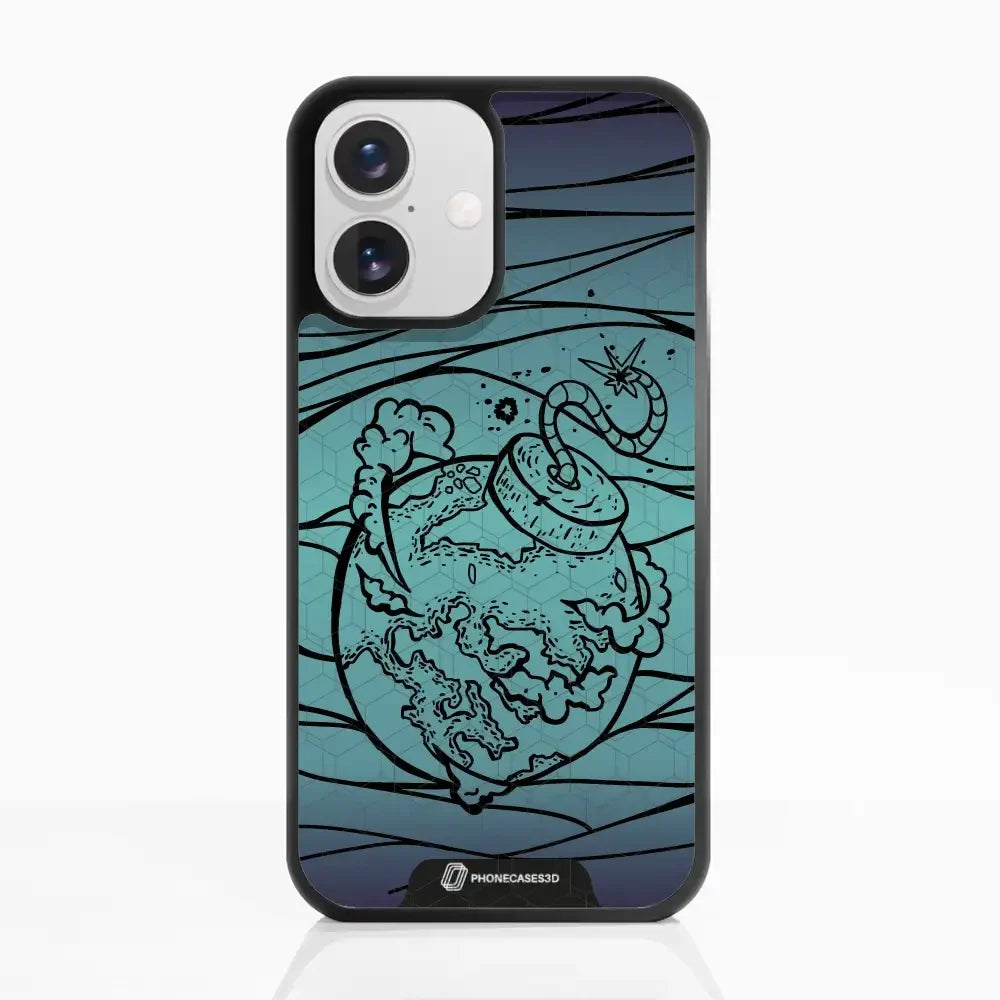 Apocalypto Official 3D Phone Case Black
