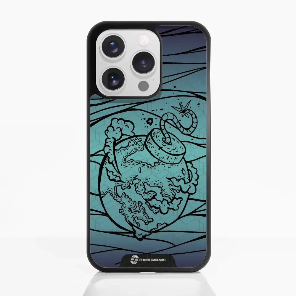 Apocalypto Official 3D Phone Case Black