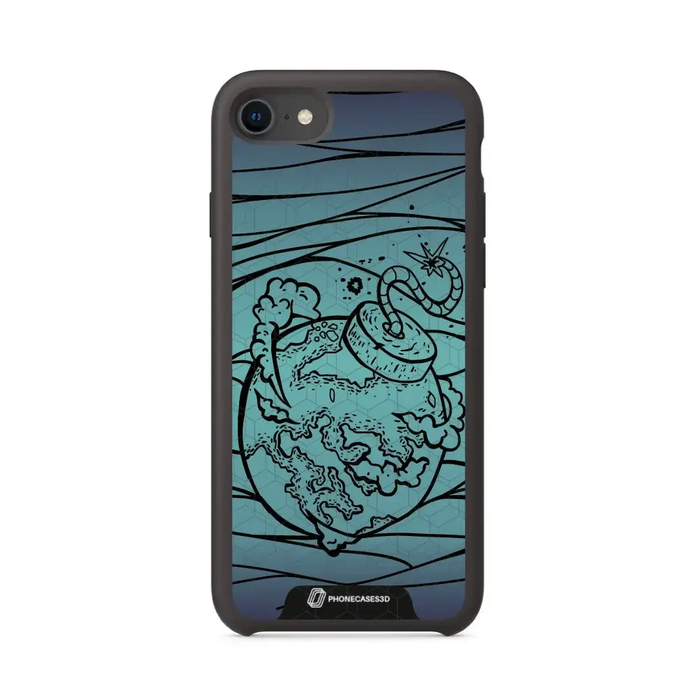 Apocalypto Official 3D Phone Case Black