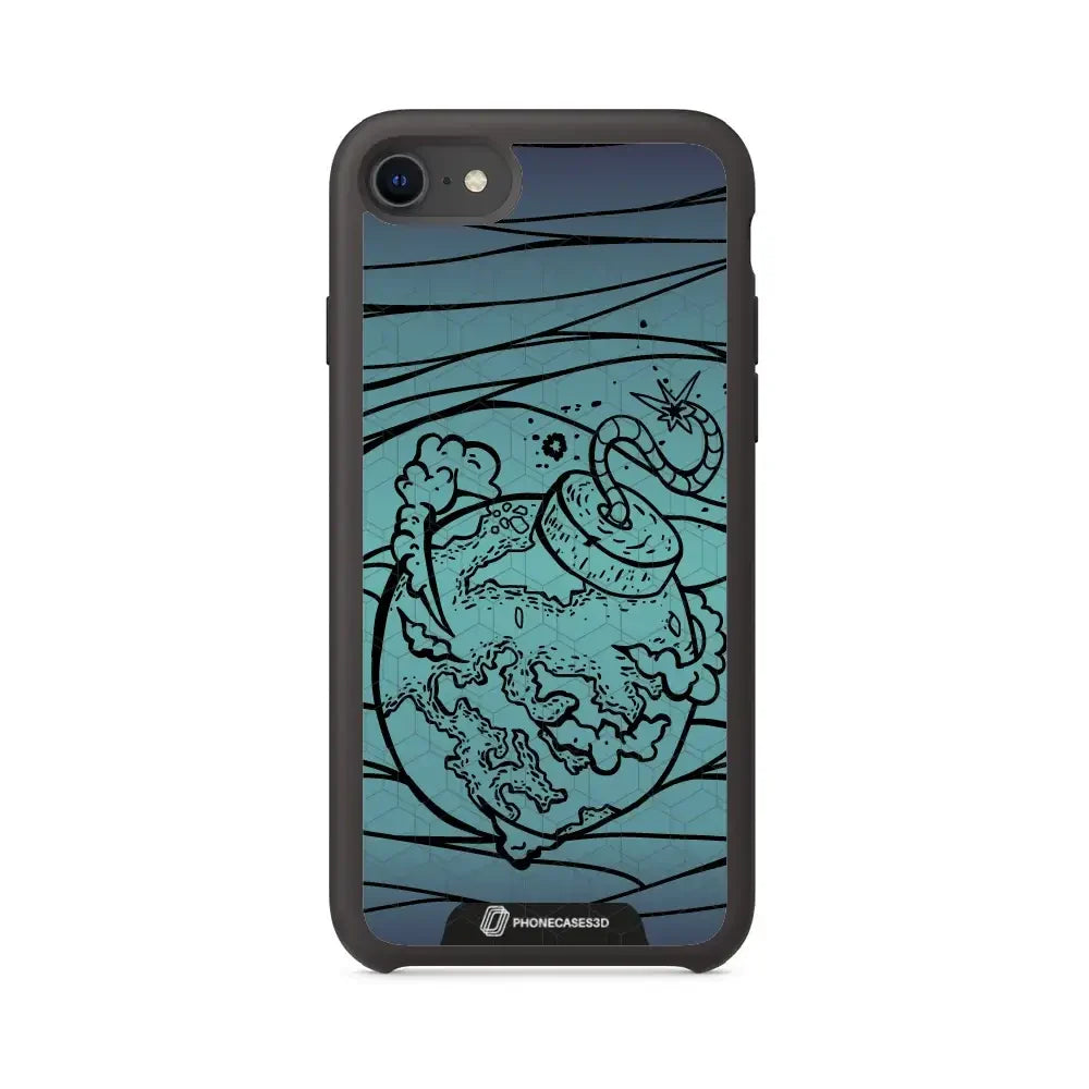 Apocalypto Official 3D Phone Case Black