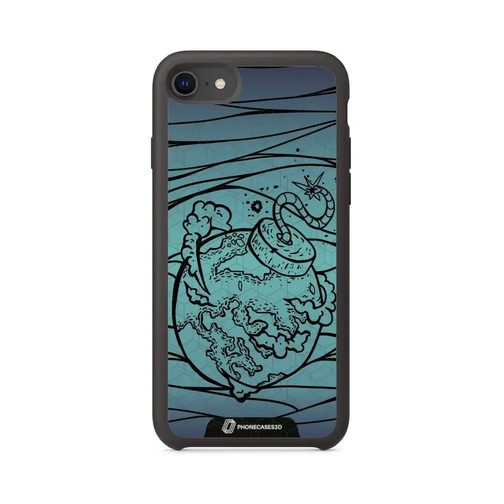 Apocalypto Official 3D Phone Case Black