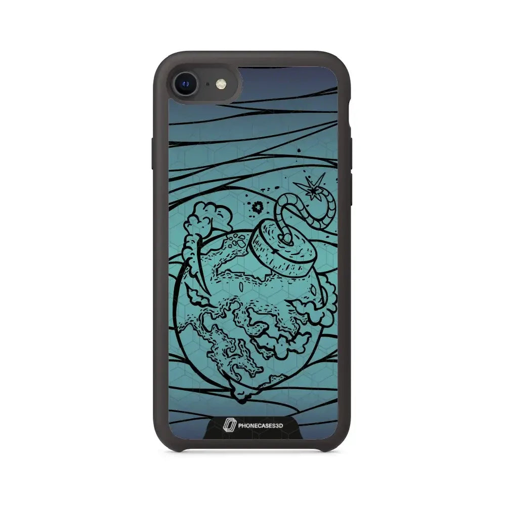 Apocalypto Official 3D Phone Case Black