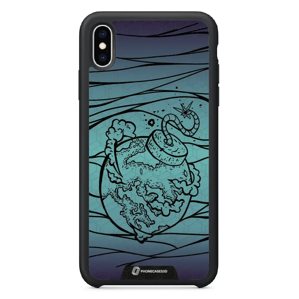 Apocalypto Official 3D Phone Case Black