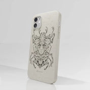 Visions Official Compostable Phone Case black and white