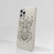 Visions Official Compostable Phone Case black and white