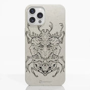 Visions Official Compostable Phone Case black and white