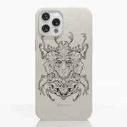 Visions Official Compostable Phone Case black and white