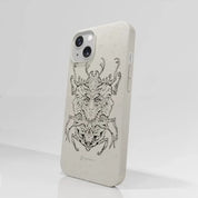 Visions Official Compostable Phone Case black and white