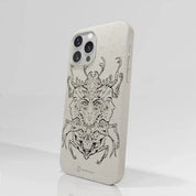 Visions Official Compostable Phone Case black and white