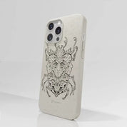 Visions Official Compostable Phone Case black and white