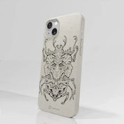 Visions Official Compostable Phone Case black and white
