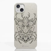 Visions Official Compostable Phone Case black and white
