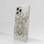 Visions Official Compostable Phone Case black and white