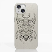 Visions Official Compostable Phone Case black and white