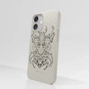 Visions Official Compostable Phone Case black and white