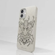Visions Official Compostable Phone Case black and white