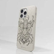 Visions Official Compostable Phone Case black and white