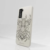 Visions Official Compostable Phone Case black and white