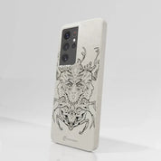 Visions Official Compostable Phone Case black and white