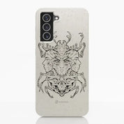 Visions Official Compostable Phone Case black and white