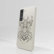 Visions Official Compostable Phone Case black and white