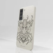 Visions Official Compostable Phone Case black and white
