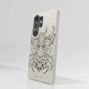 Visions Official Compostable Phone Case black and white