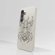 Visions Official Compostable Phone Case black and white