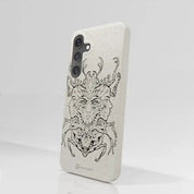 Visions Official Compostable Phone Case black and white