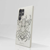 Visions Official Compostable Phone Case black and white