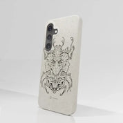 Visions Official Compostable Phone Case black and white
