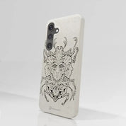 Visions Official Compostable Phone Case black and white