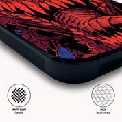 Hyperbeast Official 3D Phone Case Red &amp; Blue Design