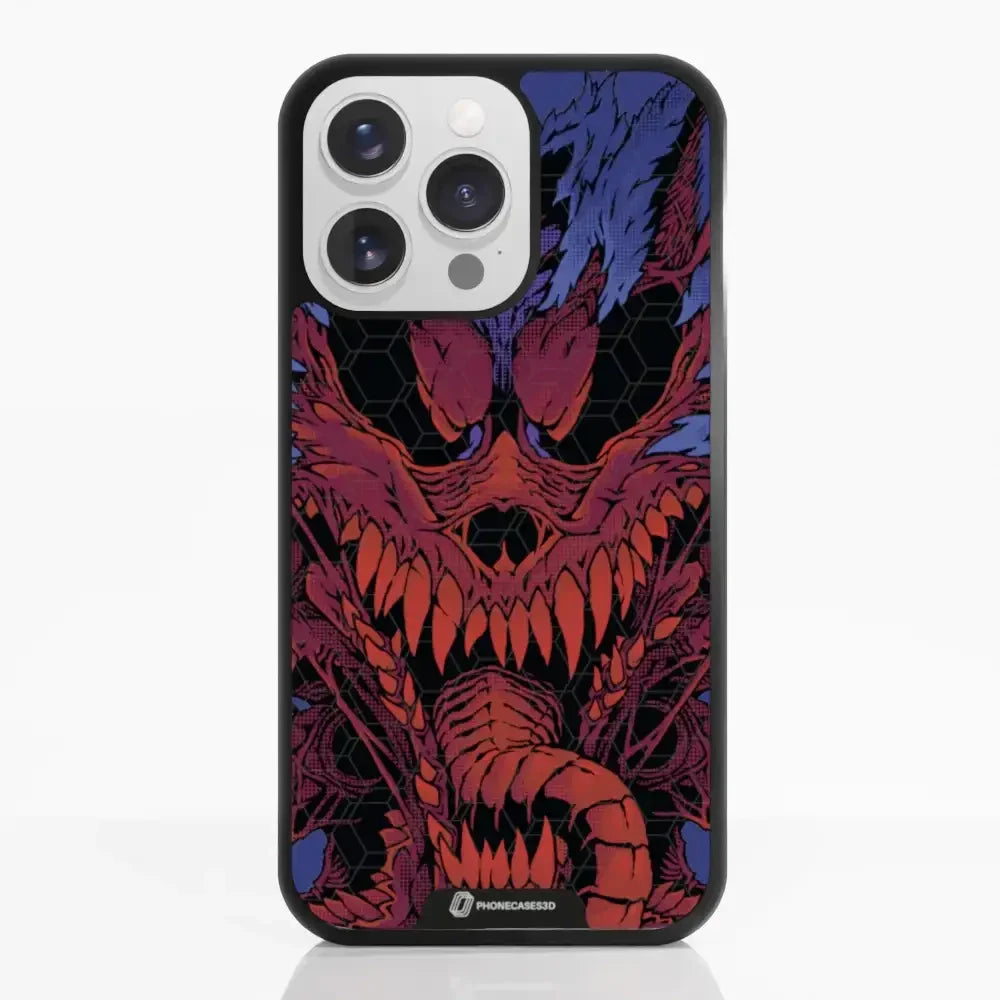Hyperbeast Official 3D Phone Case Red & Blue Design