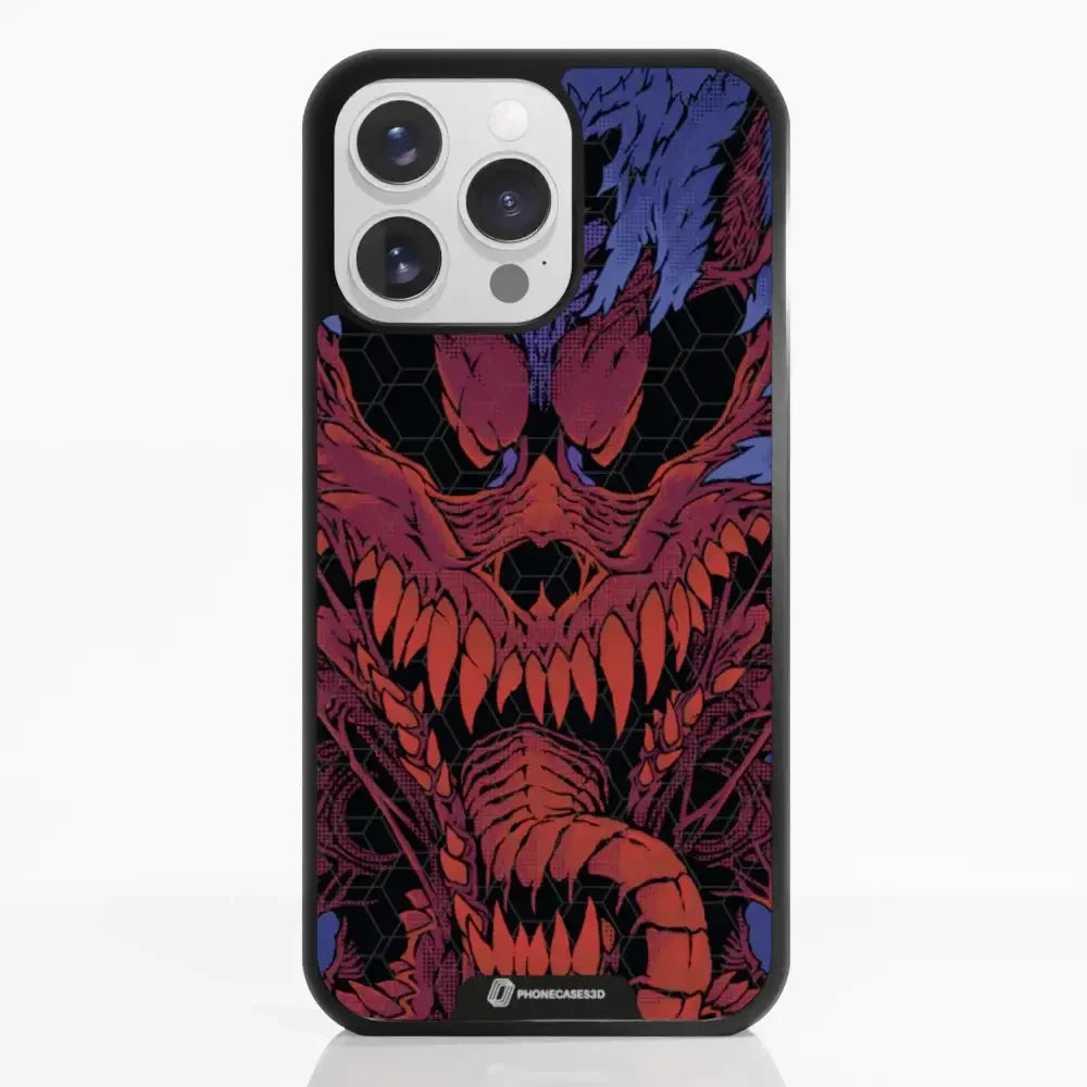 Hyperbeast Official 3D Phone Case Red & Blue Design