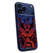 Hyperbeast Official 3D Phone Case Red &amp; Blue Design