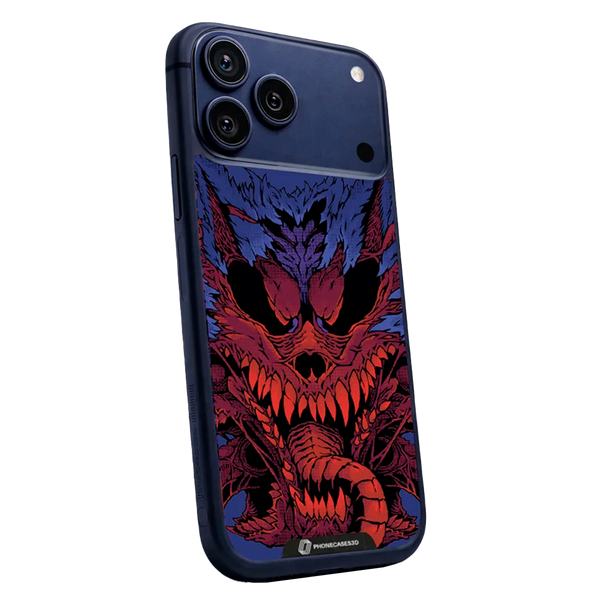 Hyperbeast Official 3D Phone Case Red & Blue Design
