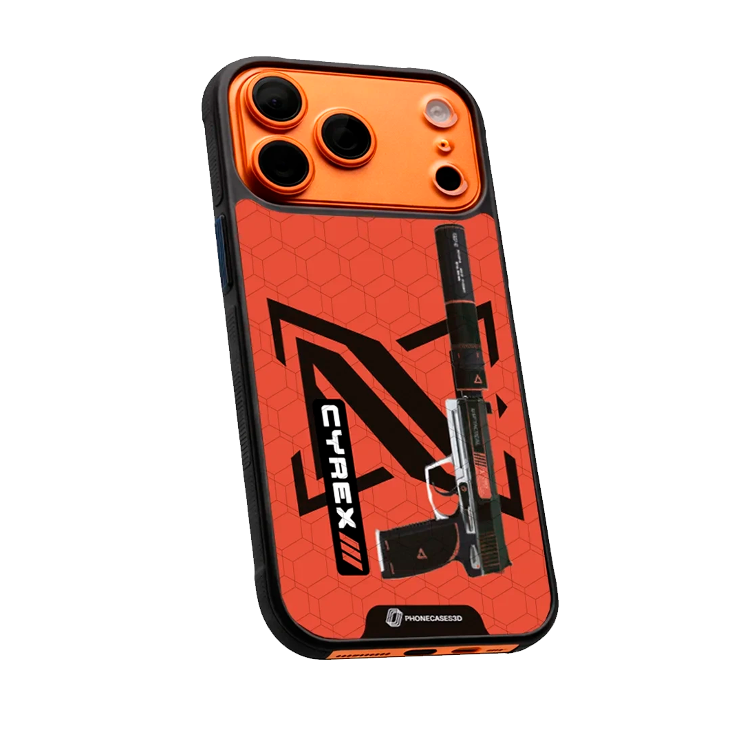 Cyrex Official 3D Phone Case Gun Design – CS Series Cyrex Official 3D Phone Case Gun Design – CS Series